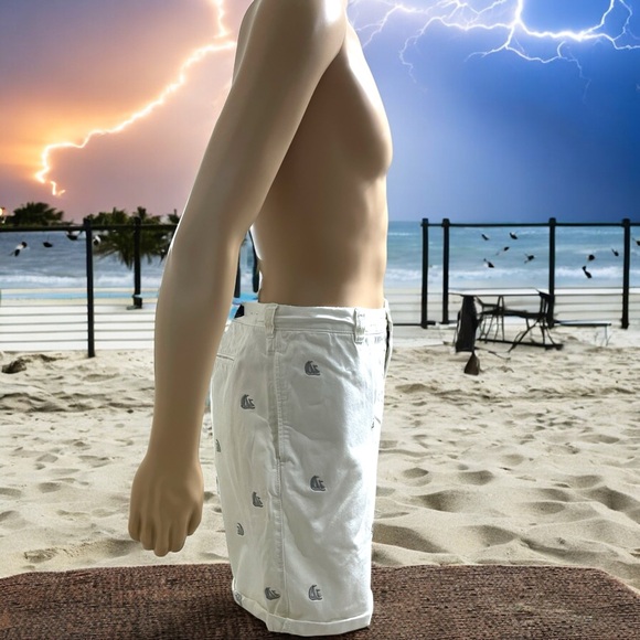 J. Crew “Broken In” Shorts White With Sailboats - Picture 7 of 16